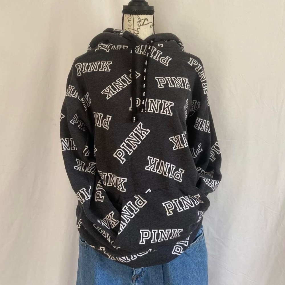 PINK Victoria's Secret Charcoal Hoodie Sweater for Men
